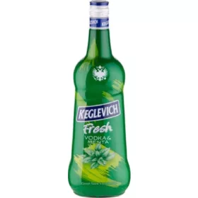   Wodka Keglevich 18% Minze 70cl – Alkoholisches Getränk Spirituose oder Likör für Genussmomente