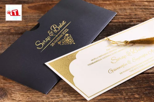 Vip Düğün Davetiyesi 50586 (stk)