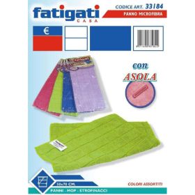   Fatigati Mikrofasertuch 50 x 70 cm mit Knopflöchern, 1 Stück – Haushaltsreiniger für gründliche Reinigung im Alltag