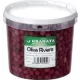 ganata Riviera schwarze Oliven in Salzlake, 1 kg Eimer – Olivenöl & Speiseöl für Salate, P
