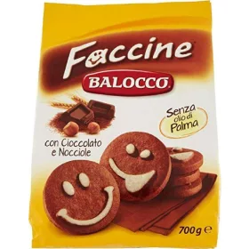   Balocco Faccine Kekse 700g – Süße oder salzige Snacks für unterwegs und Genussmomente