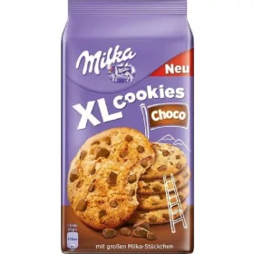   Milka Schoko-Cookies XL 185g – Süße oder salzige Snacks für unterwegs und Genussmomente
