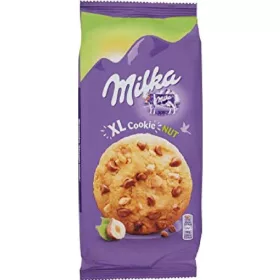   Milka Nuss-Cookies XL 184g – Süße oder salzige Snacks für unterwegs und Genussmomente