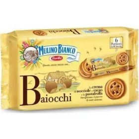   Mulino Bianco Baiocchi Haselnuss-Snack 336g – Süße oder salzige Snacks für unterwegs und Genussmomente
