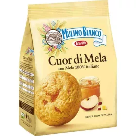   Mulino Bianco Cuor di Mela Kekse 300g – Süße oder salzige Snacks für unterwegs und Genussmomente