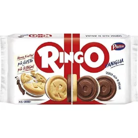   Pavesi Ringo Family Vanille 330g – Süße oder salzige Snacks für unterwegs und Genussmomente