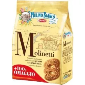   Mulino Bianco Molinetti Kekse 350g – Süße oder salzige Snacks für unterwegs und Genussmomente