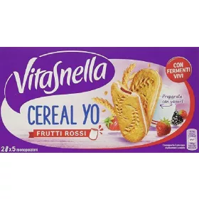   Yo Red Fruits Vitasnella-Müsli 253g – Süße oder salzige Snacks für unterwegs und Genussmomente