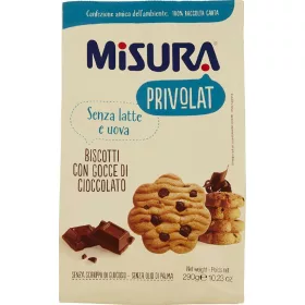   Privolat Chocolate Chip Cookies 280g – Süße oder salzige Snacks für unterwegs und Genussmomente