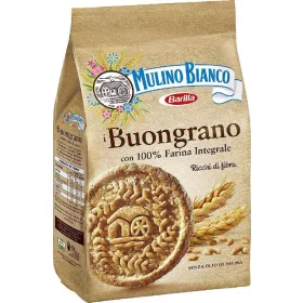   Mulino Bianco Buongano Vollkornkekse 350g – Süße oder salzige Snacks für unterwegs und Genussmomente