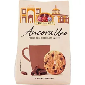   Tre Marie Ancora Uno Shortbread mit Schokoladenstückchen 350g – Süße oder salzige Snacks für unterwegs und Genussmomente