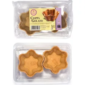   Galasso Eiswaffelbecher (6 Stück, 45g) – Süße oder salzige Snacks für unterwegs und Genussmomente