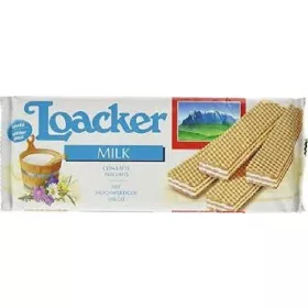  Loacker Milchwaffeln 175g – Süße oder salzige Snacks für unterwegs und Genussmomente