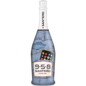   Santero 958 Blue Jeans Extra Dry 75 cl 5-Pack – Alcoholic Beverage for Enjoyable Moments