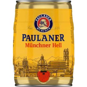   Paulaner Münchner Hell Fass 5 L 5-Pack – Alcoholic Beverage for Enjoyable Moments