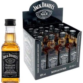   Jack Daniel’s Mini-Whiskeyflaschen 5 cl x 12 5-Pack – Spirit for Special Enjoyment
