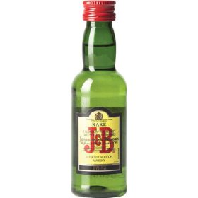   J&B Rare Whisky 5 cl × 12 Bottles 5-Pack – Spirit for Special Enjoyment