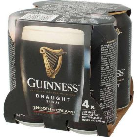   Guinness Dunkelbier 4×33 cl 5-Pack – Alcoholic Beverage for Enjoyable Moments