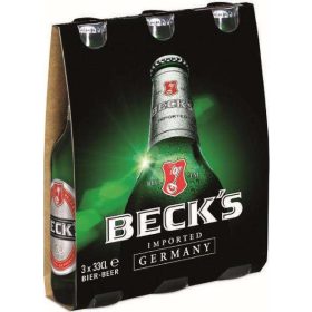   Beck's Beer 3 x 33 cl 5-Pack – Beer for Refreshing Enjoyment