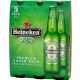 Heineken Bottlesbier 3 x 33 cl 5-Pack – Alcoholic Beverage for Enjoyable Moments