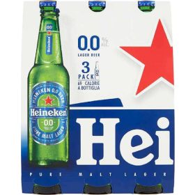   Heineken 0.0 Beer 3 x 33 cl 5-Pack – Beer for Refreshing Enjoyment