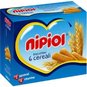   Nipiol 6-Korn-Kekse 360 ​​g Baby Biscuits Nutritious Snack for Babies