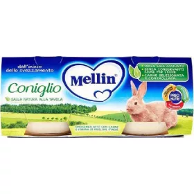   Mellin homogenisiertes Kaninchenfutter (2 x 80g) Homogenized Baby Food Mellin homogenisiertes Kaninchenfutter (2 x 80g) Premium Baby Meal