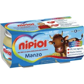   Nipiol Homogenisiertes Rindfleisch 2 x 80g Homogenized Baby Food Nipiol Homogenisiertes Rindfleisch 2 x 80g Premium Baby Meal