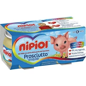   Nipiol Homogenisierter Schinken 2 x 80g Homogenized Baby Food Nipiol Homogenisierter Schinken 2 x 80g Premium Baby Meal