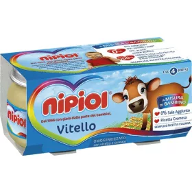   Nipiol Kalbfleischhomogenisiert 2 x 80g Homogenized Baby Food Nipiol Kalbfleischhomogenisiert 2 x 80g Premium Baby Meal