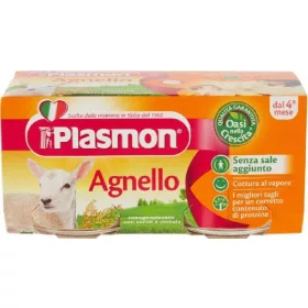   Plasmon Homogenisiertes Lammfutter 2 x 80g Homogenized Baby Food Plasmon Homogenisiertes Lammfutter 2 x 80g Premium Baby Meal