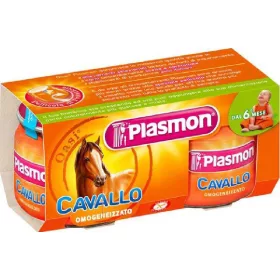   Plasmon Homogenisiertes Pferdefutter 2 x 80g 160g Homogenized Baby Food Plasmon Homogenisiertes Pferdefutter 2 x 80g 160g Premium Baby Meal