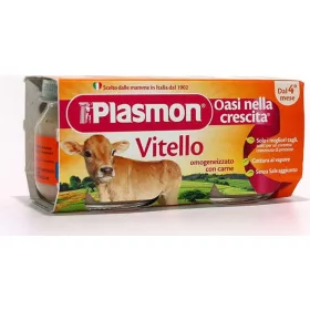   Plasmon Homogenisiertes Kalbfleisch 2 x 80g Homogenized Baby Food Plasmon Homogenisiertes Kalbfleisch 2 x 80g Premium Baby Meal