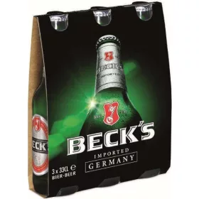   Beck's Bier 3 x 33cl – Alkoholisches Getränk Spirituose oder Likör für Genussmomente