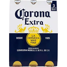   Corona Beer 3 x 33cl – Alkoholisches Getränk Spirituose oder Likör für Genussmomente