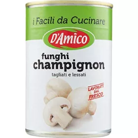   D'Amico Champignon-Pilze 400g – Canned Legumes or Vegetables for Salads, Soups and Everyday Cooking