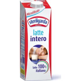   Sterilgarda Italienische Vollmilch 1 l - Frische Milch für Kaffee, Frühstück & tägliche Er