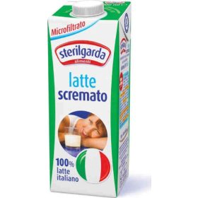   Sterilgarda Italienische Magermilch 1 l - Frische Milch für Kaffee, Frühstück & tägliche E
