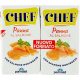 Chef Lachscreme 2X125ml Parmalat Brik - Dairy Product for Kitchen, Breakfast & Daily Enjoy