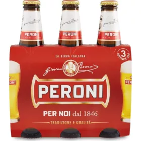   Peroni Bier 3 x 33cl – Alkoholisches Getränk Spirituose oder Likör für Genussmomente