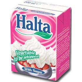   Haltragemüsecreme für Desserts 200ml Brik - Milchprodukt für Küche, Frühstück & täglichen 