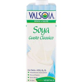   Valsoia Sojadrinkclassic Brik 1 l - Plant-Based Drink for Breakfast, Coffee & Cereal