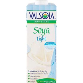   Valsoia Sojadrink Light Brik 1l - Plant-Based Drink for Breakfast, Coffee & Cereal
