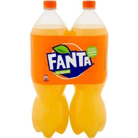   Fanta Orange Sauce 2 x 1,5 l - Beverage for Daily Refreshment