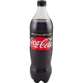   Coca-Cola Zero PET 1 l - Refreshing Soft Drink for Meals & Parties