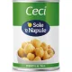 O Sole 'E Napule Kichererbsen 400g – Canned Legumes or Vegetables for Salads, Soups and Everyday Cooking