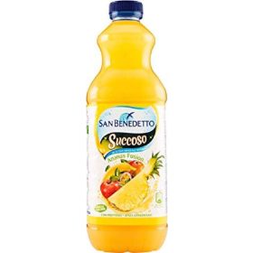   San Benedetto Juicy Ananas PET 1,5 l - Fruit Beverage for Breakfast & Daily Enjoyment