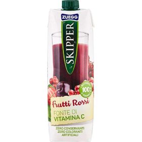   Skipper Red Fruits Saftbrikett 1 l - Fruit Beverage for Breakfast & Daily Enjoyment
