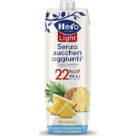   Hero Light Ananassaft 1 l - Fruit Beverage for Breakfast & Daily Enjoyment
