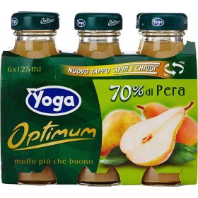   Yoga Birnensaft Nektar 6x125ml - Fruit Beverage for Breakfast & Daily Enjoyment